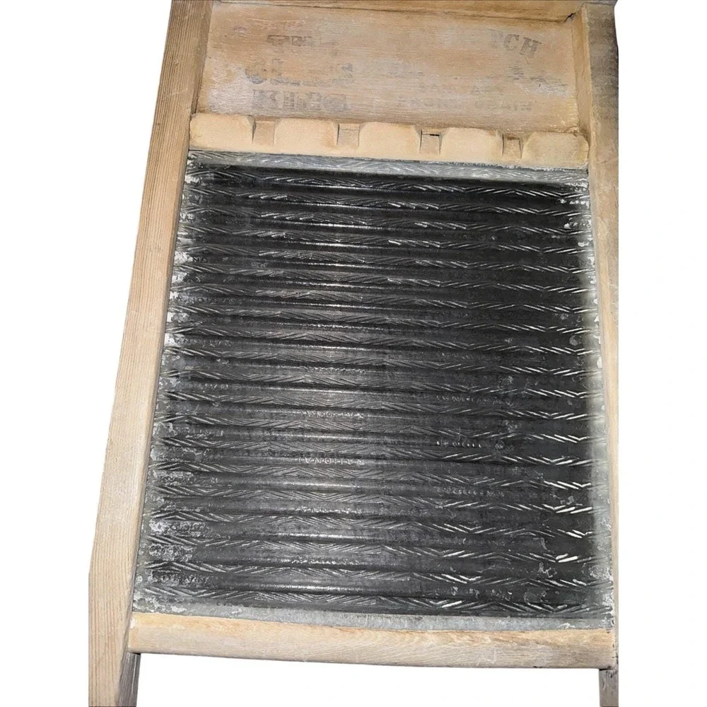Antique National‎ Washboard Co No 860 Glass King 23